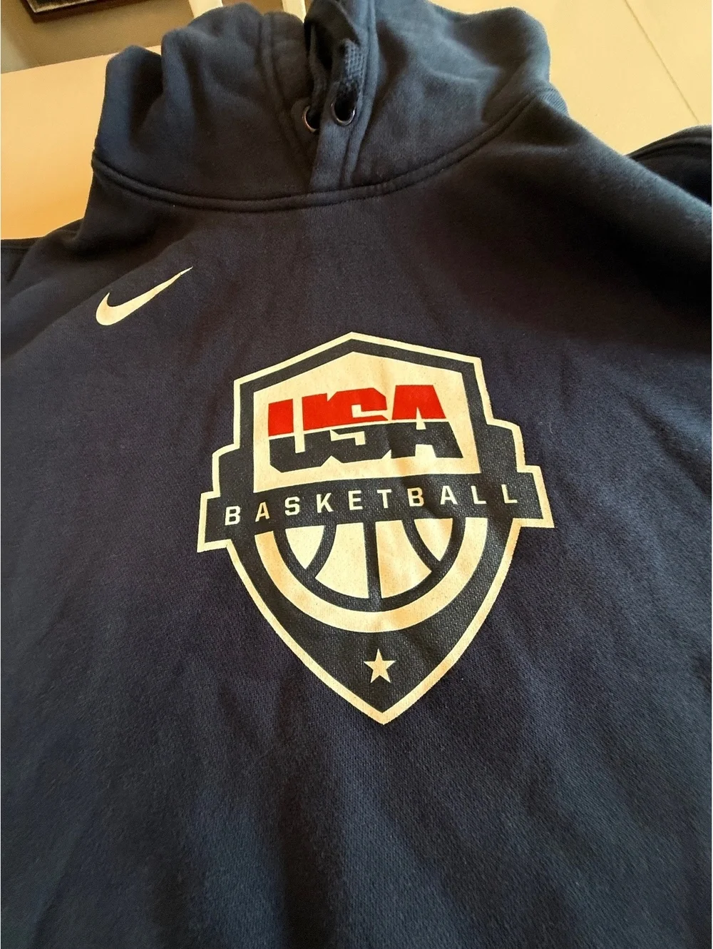 Nike USA Basketball Navy Hoodie Sweatshirt XXL
